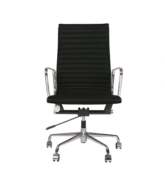 EA119 Eames office chair replica in a mid-century modern home office