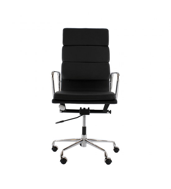Eames EA219 high-back soft pad executive office chair replica in leather, UK