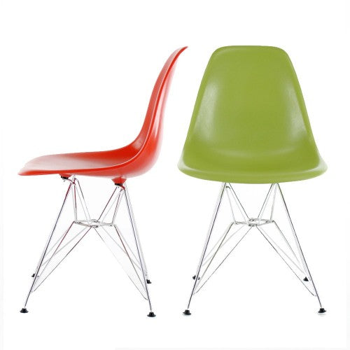 Eames DSR chair replica seat and Eiffel base detail