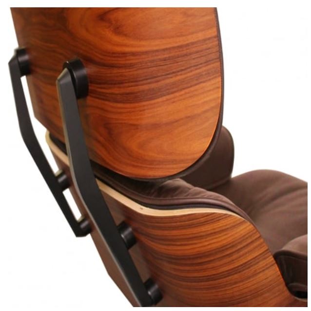 Eames Lounge Chair Brown + Rosewood