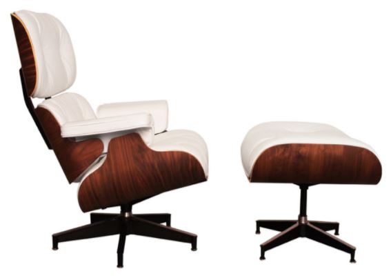 Eames Lounge Chair and Ottoman replica, additional view, UK