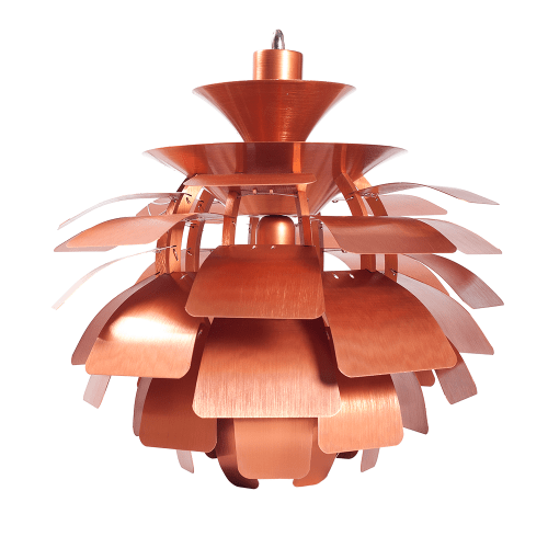 Artichoke pendant lamp replica, additional view, UK