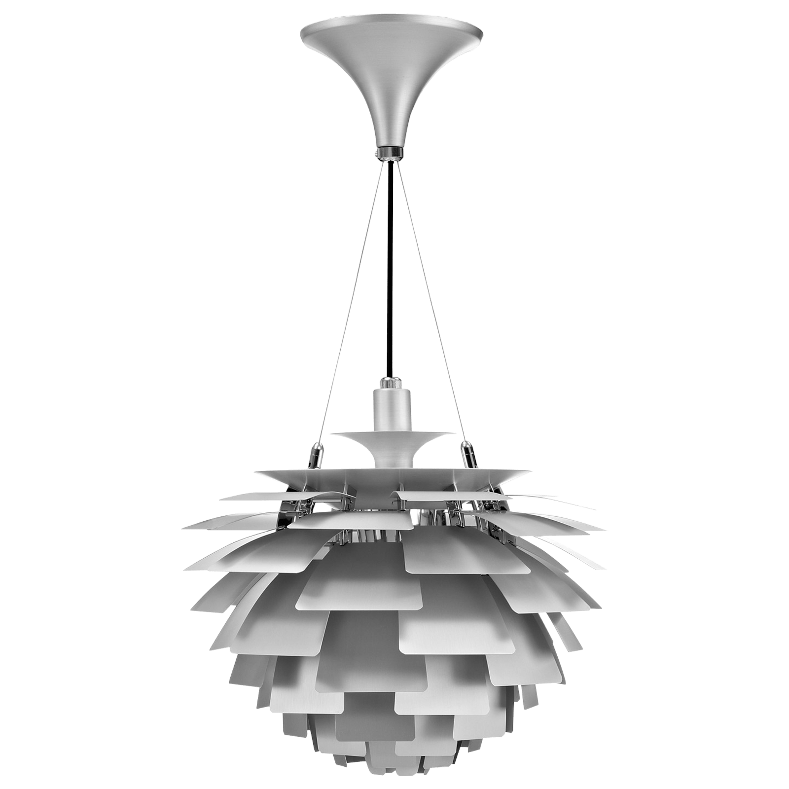 Artichoke pendant lamp replica, additional view, UK
